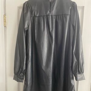 Black faux dress